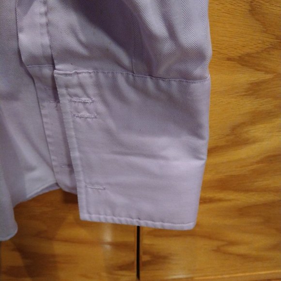 Men’s Dress Shirt - Herringbone - Picture 2 of 6